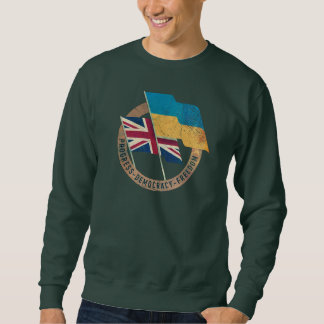Ukraina-Storbritannien Vänskapssymbol Lång Ärmad Tröja