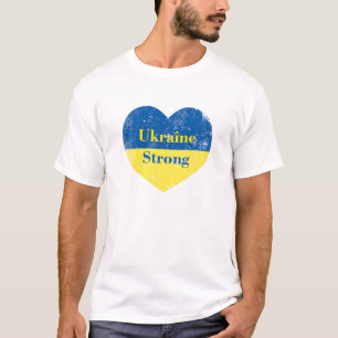 Ukraina Strong Heart - Ukraina Strong Clothing T Shirt