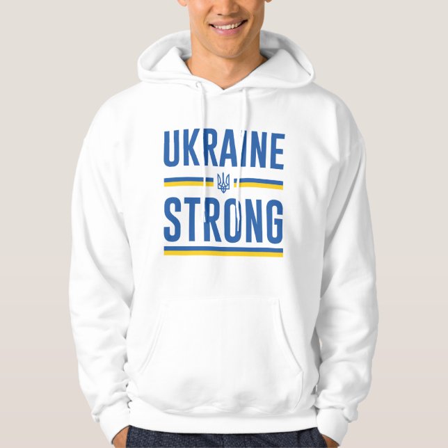 Ukraina Strong Hoodie (Framsida)