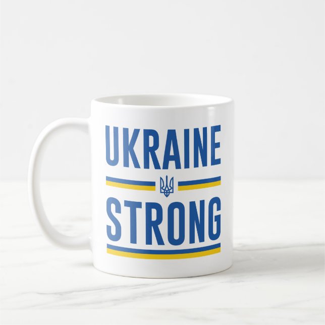 Ukraina Strong Kaffemugg (Vänster)