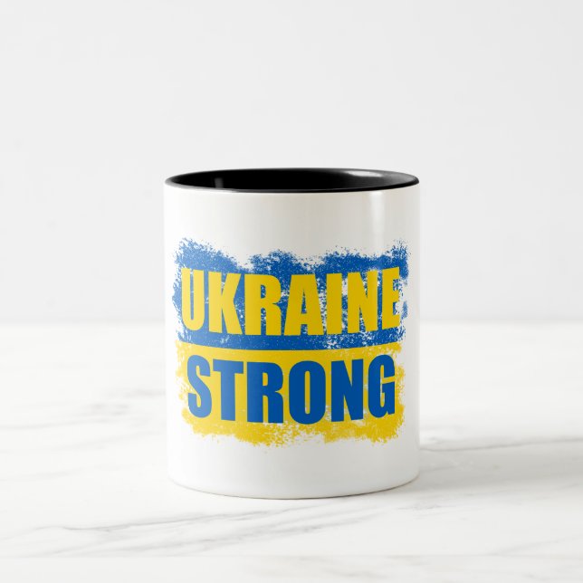 Ukraina Strong Två-Tonad Mugg (Center)