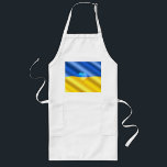 Ukraina - Support - Freedom Peace - Ukrainas Flagg Långt Förkläde<br><div class="desc">Ukraina - Stöd - Frihetsfred - Ukrainas Flagga - Gult Blue Heart - Tillsammans Freedom Vic! Du kan också överföra till mer än 1 000 Zazzle-produkter! Ändra storlek och flytta eller ta bort och lägg till inslag/text med anpassning av verktyg ! 
Jag står med Ukraina!</div>