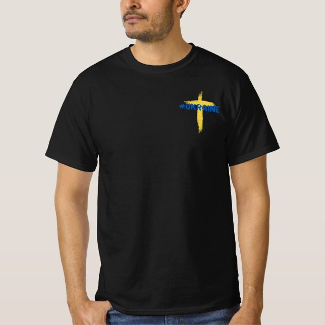 #Ukraina T-Shirt (Framsida)