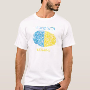 Ukraina T-Shirt Ukrainska rötter Herita