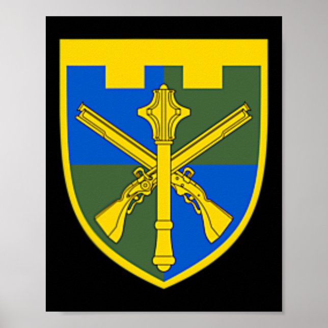 Ukraina Territorialförsvar Ukr Ukrainas väpnade st Poster (Framsidan)