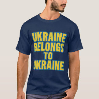 UKRAINA-TILLHÖREN TILL UKRAINA T SHIRT
