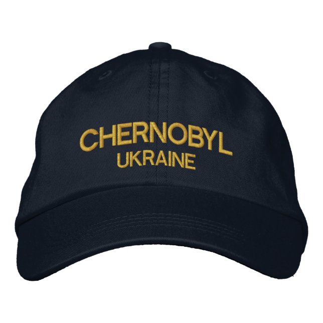 Ukraina - Tjernobyl Personlig justerbar Hat Broderad Keps (Framsida)