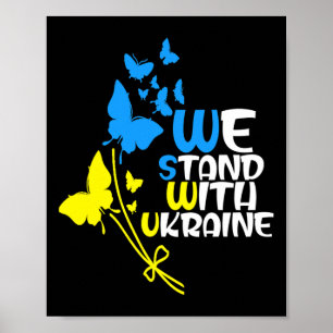 Ukraina Treudd Ukraina Flagga Ukrainsk Flagga Ukra Poster