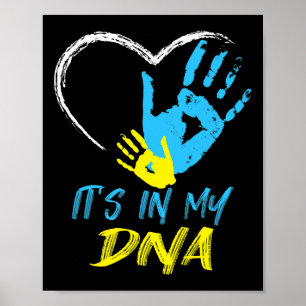 Ukraina Treudd Ukrainas flagga Ukrainsk flagga Ukr Poster