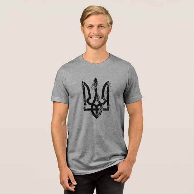 UKRAINA. Treudd. Ukrainsk statsvapen. T Shirt (Skapare uppladdad)