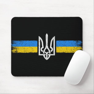 Ukraina Trident - Flagga Symbol - Ukraina Musmatta