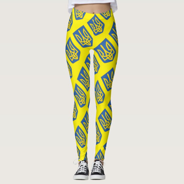 Ukraina Trident Leggings (Framsida)