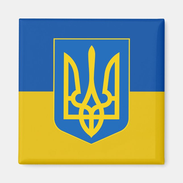 Ukraina Trident Magnet (Framsidan)