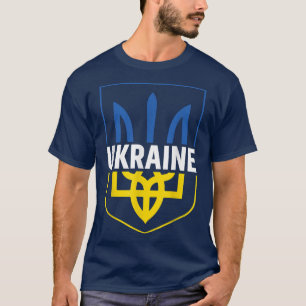 Ukraina Trident T-Pridet Jackar Arm Ukrainas Prova T Shirt