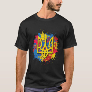 Ukraina Trident Tryzub Ukrainska Män Kvinnor Barn T Shirt