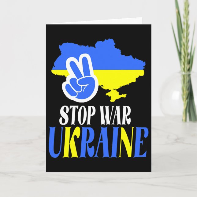Ukraina Trident Ukraina Flagga Ukrainsk Flagga Ukr Kort (Framsida)