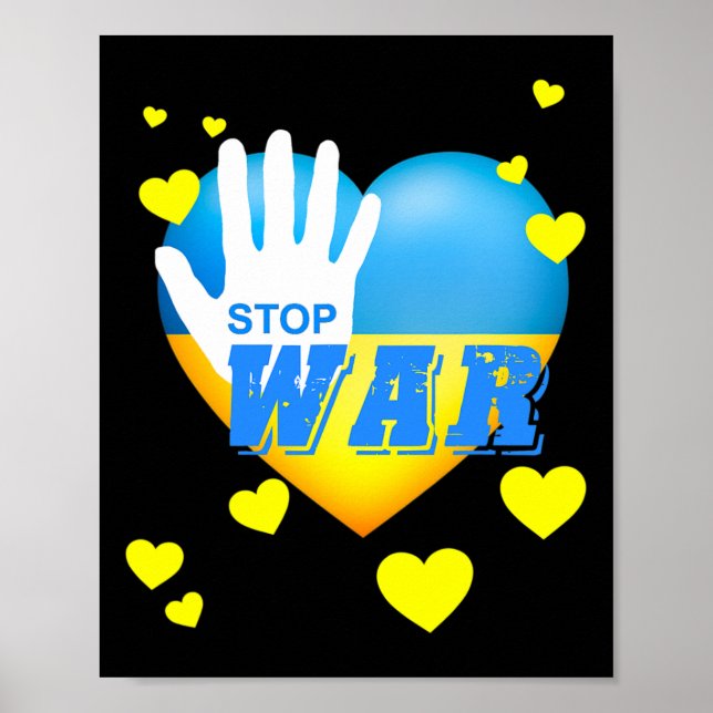 Ukraina Trident Ukraina Flagga Ukrainsk Flagga Ukr Poster (Framsidan)