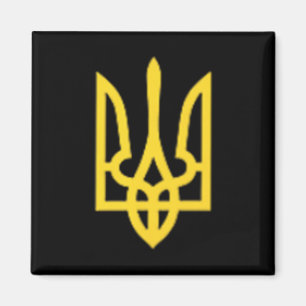 Ukraina Trident - Ukrainsk Tryzub-symbol  Magnet