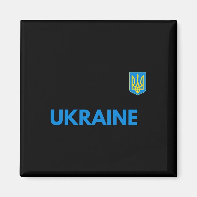 Ukraina Trident-uttalande  Magnet (Framsidan)