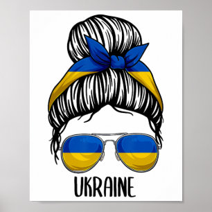 Ukraina-tröja för flickor och kvinnor  poster