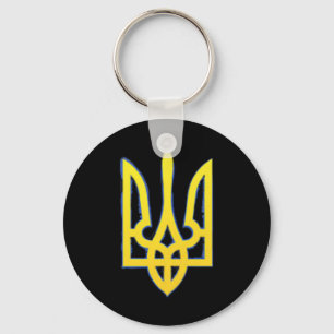 Ukraina Tröja Ukrainsk Trident Militär Zelensky Nyckelring