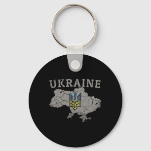 Ukraina Tröja Zelensky Ukrainsk Flagga Trident Mil Nyckelring