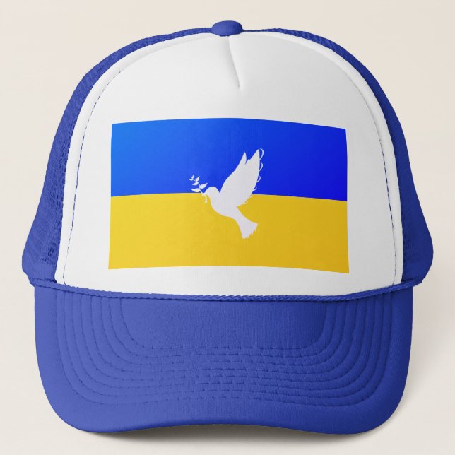 Ukraina Trucket Hats Peace Dove Support Freedom Keps (Framsida)