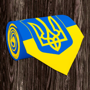 Ukraina, Tryzub, Ukrainas Flagga/Jackande av Arm N Slips