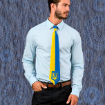 Ukraina, Tryzub, Ukrainas Flagga/Jackande av Arm N Slips<br><div class="desc">Neck Tie: Ukraina,  ukrainska Flagga,  Jackat av Arm - Tryzub/У к р а ї н а</div>