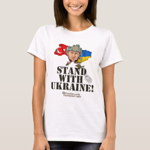 Ukraina Turkiet Volodymyr Zelensky Stå Med Ukrai T Shirt