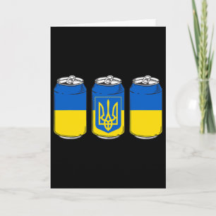 Ukraina Ukraina Flagga Pivo Ussr Ukrainsk Ölburk Kort