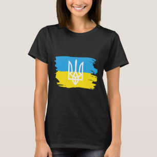 Ukraina ukrainare ukrainska Kiev Trysub Flagga 3 T Shirt