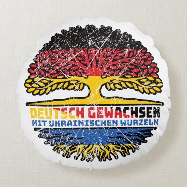 Ukraina Ukrainisch Deutsch Deutschland Baum Wurzel Rund Kudde (Framsidan)