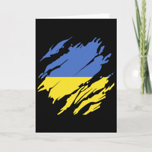 Ukraina Ukrainsk Flagga Stolthet Rötter Kulturarv Kort
