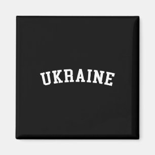 Ukraina Ukrainsk Flagga Zelensky Tryzub Militär Em Magnet
