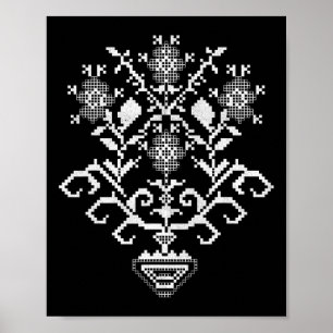 Ukraina Ukrainsk Kiev Trysub Flagga 6 Poster