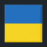Ukraina (ukrainska Flagga) Magnet<br><div class="desc">Anpassade World Flagga Products ( i världen) - Lägg gärna till din egen text.</div>