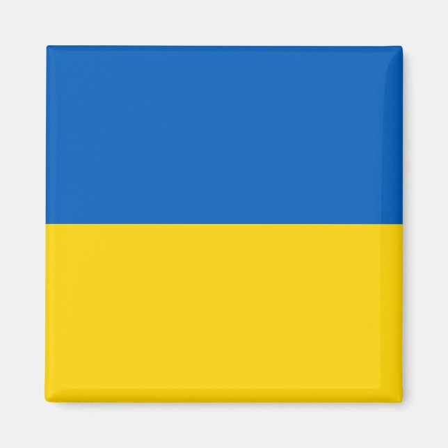 Ukraina (ukrainska Flagga) Magnet (Framsidan)