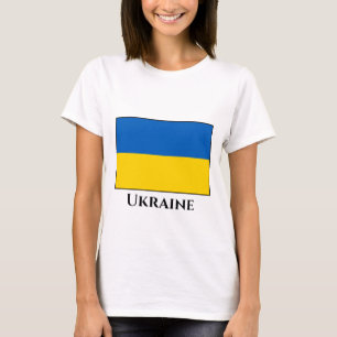 Ukraina (ukrainska Flagga) T Shirt