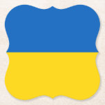 Ukraina (ukrainska Flagga) Underlägg Papper<br><div class="desc">Anpassade World Flagga Products ( i världen) - Lägg gärna till din egen text.</div>