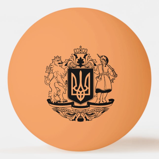 Ukraina Underbarare jackar av arm Pingisboll (Framsidan)