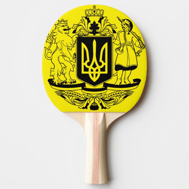 Ukraina Underbarare jackar av arm Pingisracket (Framsidan)