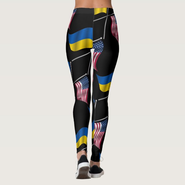 UKRAINA USA LEGGINGS (Baksida)