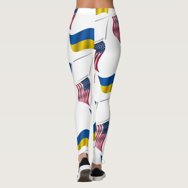 UKRAINA USA LEGGINGS (Baksida)