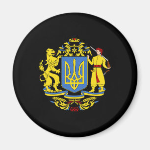 Ukraina vapensköld magnet
