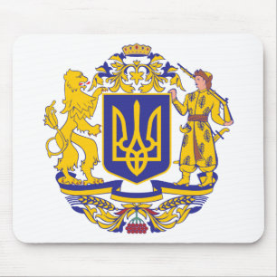 Ukraina vapensköld musmatta