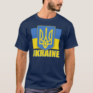 Ukraina vapensköld t shirt