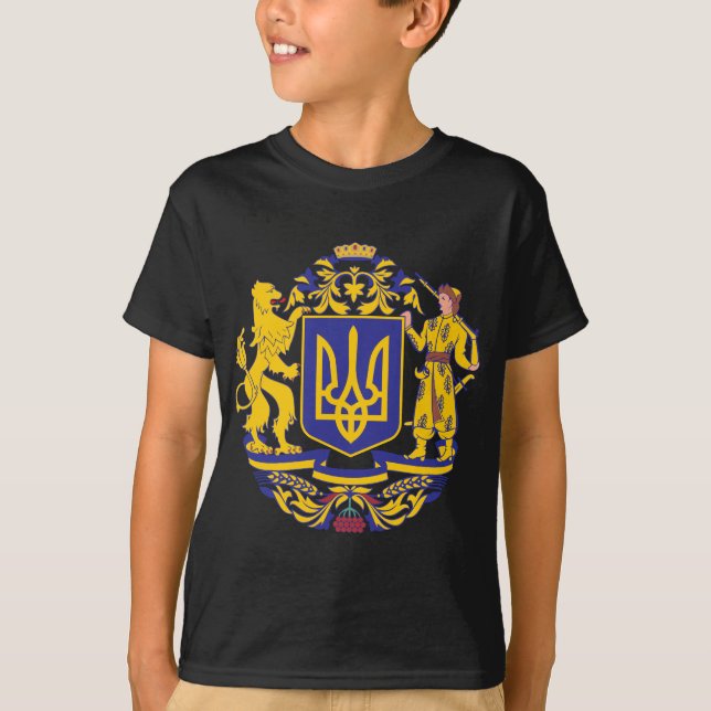 Ukraina vapensköld tee (Framsida)