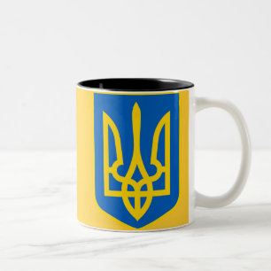 UKRAINA VAPENSKÖLD Två-Tonad MUGG