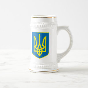 Ukraina vapensköldmugg sejdel